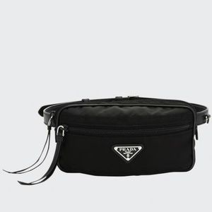 Prada Tessuto Nylon Saffiano Belt Bag